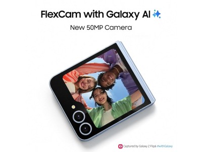 Samsung Galaxy Z Flip6 5G 512 GB, 6.7" FHD+, 50/12/10 Mpixel kamera, Dual SIM, Android - Gul#3