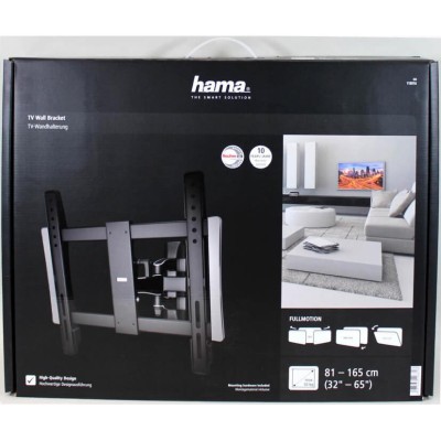 HAMA Väggfäste Premium 2-arm Vesa 400x400 Svart#2