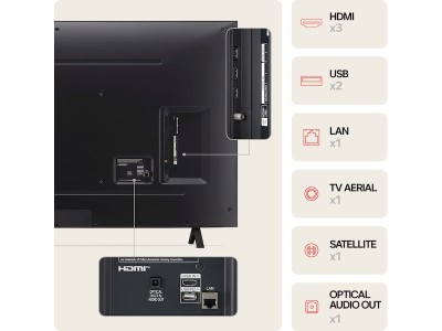 LG 43'' NANO 81 4K TV (2024) 43NANO81T6A 60Hz 4K, 3x HDMI 2.0, eARC, ALLM, NanoCell - Pure and rich colors#3