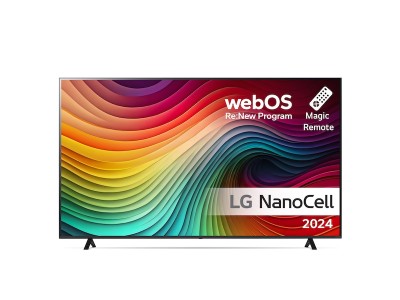 LG 65'' NANO 81 4K TV (2024) 65NANO81T6A 60Hz 4K, 3x HDMI 2.0, eARC, ALLM, NanoCell - Pure and rich colors