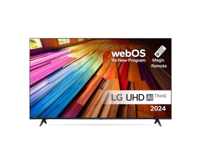 LG 65'' UHD-TV UT80 4K TV (2024) 65UT80006LA 60Hz 4K, 3x HDMI 2.0, eARC, ALLM, a5 AI Processor, AI Picture & Sound