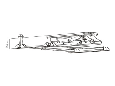 Takfäste Multibrackets M Motorized Ceiling Mount 32"-70"#9