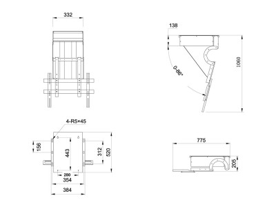 Takfäste Multibrackets M Motorized Ceiling Mount Pro White 32"-75"#8