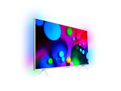 Philips 55" 6400 series ambi light 2, Slimmad Tv med 4K Ultra HD, Android TV