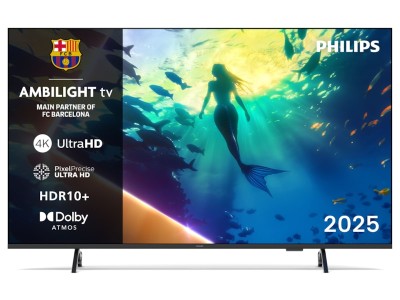 Philips 65" PUS8000/12 4K LED Smart Ambilight TV (2025) Ambilight, 4K, UHD, Titan OS, HDR, Dolby Atmos