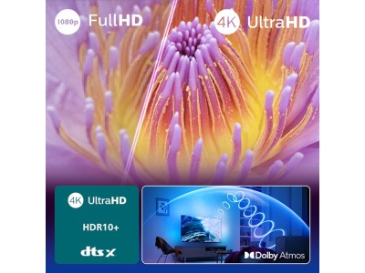 Philips 65" PUS8000/12 4K LED Smart Ambilight TV (2025) Ambilight, 4K, UHD, Titan OS, HDR, Dolby Atmos#4