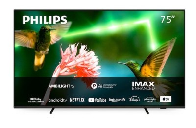 75" Philips 75PML9507/12 Smart-TV, Mini LED UHD/4K, 120Hz Gaming TV, Android, 4-sidig Ambilight#1