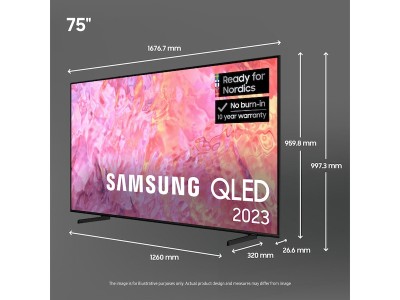 75" Samsung Q60C QLED Smart-TV, UHD/4K, HDR10+, Tizen OS#4