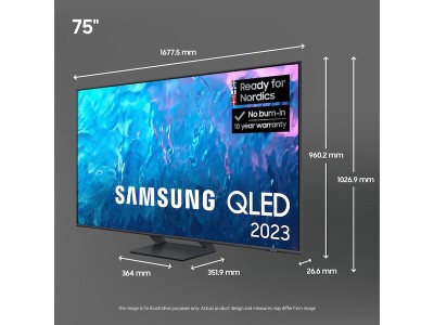 75" Samsung Q70C QLED 4K Smart-TV, HDR10+, Tizen, Gaming TV 4K@120Hz#9