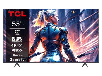 TCL 55" 55T8B QLED Pro 4K Google TV QLED Pro, Google TV, 4K HDR Pro, Onkyo 2.1, 144Hz 4K Gaming TV#1