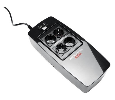 AEG Protect Home 600VA/300W, USB/RS232, 4 utgångar