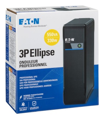 Eaton 3P Ellipse 550 DIN, 550VA/330W, 4 utgångar#6
