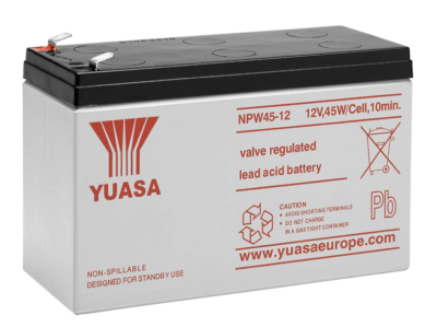 Batteri Yuasa 12V/8,5Ah, 5 års beräknad livslängd