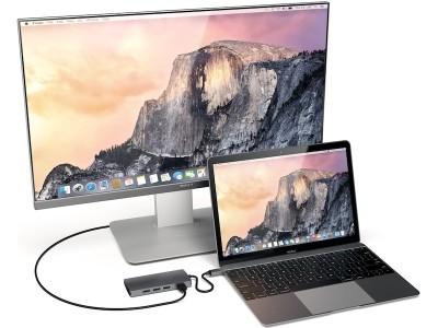 Dockningstation Satechi MultiPort 4K Docking V2, 1xHDMI/3xUSB 3.0/1xUSB-C med PD pass-through, LAN, kortläsare SD/MicroSD - Rymdgrå#4