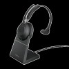 Jabra Evolve2 65 Link380a MS Mono, Bluetooth, inkl. laddningsställ - Svart