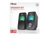 Trust Arys compact 2.0 RGB högtalare USB- 3,5 minijack, 12W, led#3