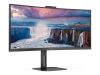 34" AOC CU34V5CW, Curved VA 3440x1440, 1 ms, 100Hz FreeSync, 1500R, höjdjusterbar, HDMI/DP/USB-C 65W, högtalare, USB 3.2-hubb, webbkamera#2