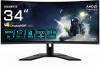 34" Gigabyte G34WQCP, Curved VA 3440x1440, 1 ms, 180Hz FreeSync Premium, 1500R, HDR400, höjdjusterbar, 2xHDMI/DP, USB 3.2-hubb, högtalare#1