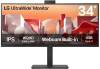 34" LG 34BA85QE, Curved IPS 3440x1440, 5 ms, 3800R, HDR10, höjdjusterbar, 2xHDMI/DP/USB-C 90W, högtalare, webbkamera, USB 3.2-hubb