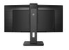 34" Philips 346P1CRH/00, Curved VA 3440x1440, 4 ms, 100Hz, höjdjusterbar, HDMI/DP/USB-C 90W, USB 3.2-hubb, högtalare, webbkamera#4