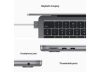 Apple MacBook Air (2022) 13.6 tum, Apple M2 8-core CPU 8-core GPU, 16 GB, 256 GB SSD, 30W strömadapter - Rymdgrå#7