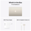Apple MacBook Air 15.3 tum, Apple M4 10-core CPU 10-core GPU, 16 GB, 512 GB SSD - Stjärnglans#3