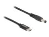 Delock Laptop Charging Cable USB Type-C™ male to 5.5 x 2.1 mm male#1