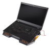 Kylplatta Deltaco Gaming, 5 st orange LED-fläktar - Svart/Orange#4