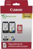 Canon PG-575/CL-576 svart+färg, Photo Value Pack (2 färgpatroner + 50 ark 10x15cm fotopapper)