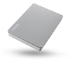 2 TB Toshiba Canvio Flex, 2.5", USB-C inkl. USB 3.0 adapter - Silver