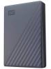 6 TB WD My Passport, 2.5", USB 3.2 inkl. adapter till USB-C - Grå