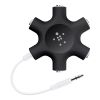 Belkin Rockstar Headphone splitter - svart