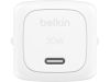 Belkin BoostCharge 30W USB-C-laddare (vit) snabbladdning, PD 3.1-kompatibel, tillverkad av återvunnen plast#3