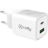 Celly TC 2 USB-A/USB-C 20W White#1