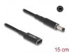 Delock Laptop Charging Cable USB Type-C to 5.5 x 2.1 mm 15 cm#1