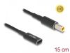 Delock Laptop Charging Cable USB Type-C to IBM 7.9 x 5.5 mm 15 cm#1