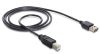Delock USB-A to USB-B Cable 1m Black#3