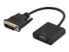 Deltaco DVI till VGA adapter#1