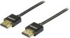 HDMI-kabel Deltaco Super Slim, 4K@60Hz, 0,5 meter - Svart
