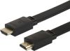 HDMI-kabel Deltaco HDMI 2.1, flat, 8K@60Hz, 5 meter - Svart#1