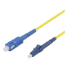 Deltaco OS1/2 Fiber cable, LC - SC, 9/125, singlemode, LSZH, 1m