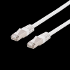 Nätverkskabel skärmad S/FTP Cat.6, RJ45, LSZH, 2 meter - Vit