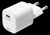 DELTACO USB wall charger, 1x USB-C, 20 W, PD, white#1