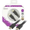 HDMI-kabel, 4K/3D, flat, 7 meter - Svart