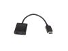 Iiglo HDMI till VGA adapter 10cm (svart) HDMI hane till VGA hona, PVC, AV