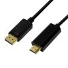 LogiLink DisplayPort 1.2 -> HDMI 1.4 4K 2m Svart#1