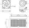 Arctic Cooling Liquid Freezer III 240, 2x120mm - Svart#6