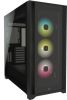 Corsair iCUE 5000X, ATX, TG, RGB - Svart
