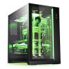 Lian Li PC-O11 Dynamic, Tempered glass, ATX - Razer Edition Svart