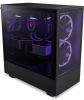 NZXT H5 Flow Mid Tower Case Dark tempered glass, ATX - Svart